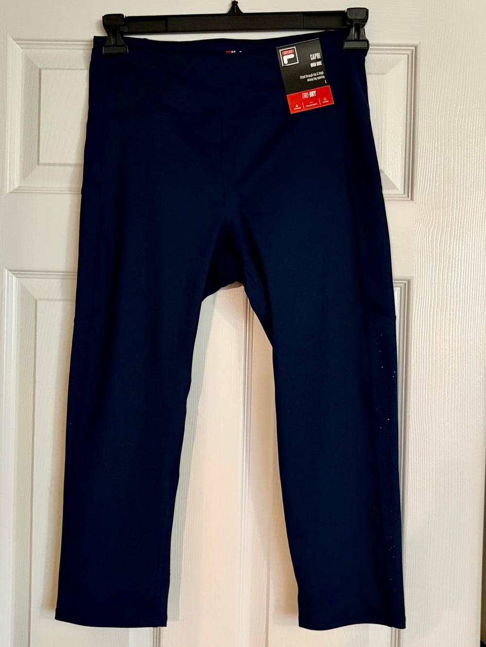 NWT Fila navy blue athletic Leggings, size large